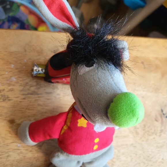 Sesame Street Benny Rabbit Bean Bag 9" Plush Toy Tyco 1997 VTG GUC SEE PICTURES - Picture 3 of 6